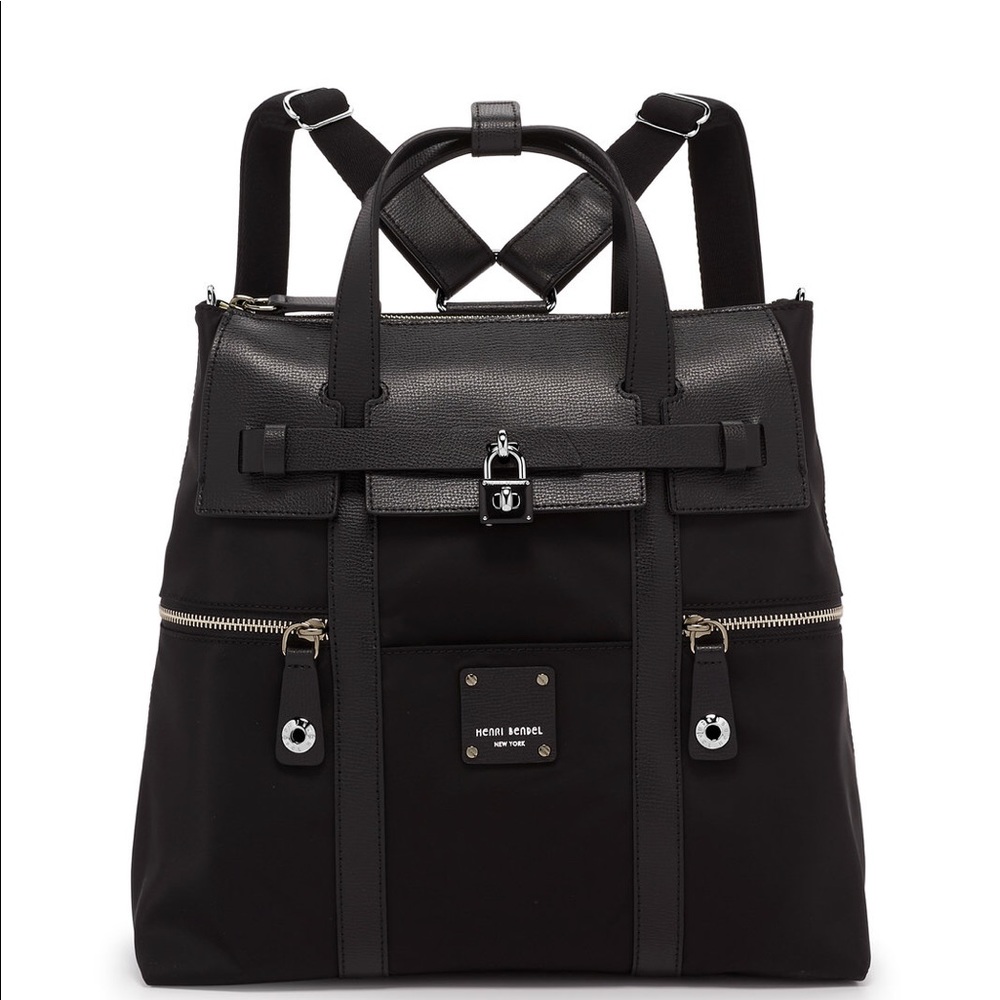 Henri Bendel JETSETTER CONVERTIBLE NYLON BACKPACK